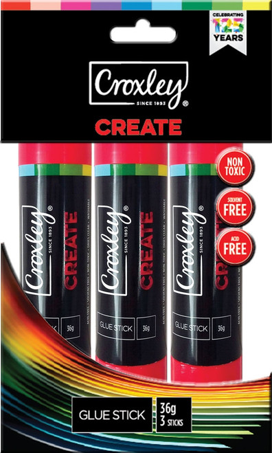 CROXLEY CREATE 36g Glue Stick Flow bag 3-ADH136FB3