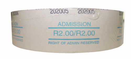 CROXLEY R2.00 Admission Tickets (Roll of 1000 Tickets)-ADM0200 CROXLEY R2.00 Admission Tickets (Roll of 1000 Tickets)-ADM0200