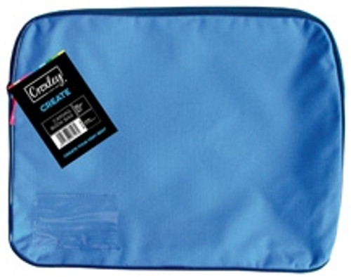 CROXLEY CREATE Canvas Gusset Book Bag (Blue)-BAG1604 CROXLEY CREATE Canvas Gusset Book Bag (Blue)-BAG1604