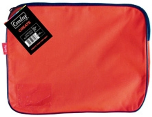 CROXLEY CREATE Canvas Gusset Book Bag (Red)-BAG1605 CROXLEY CREATE Canvas Gusset Book Bag (Red)-BAG1605