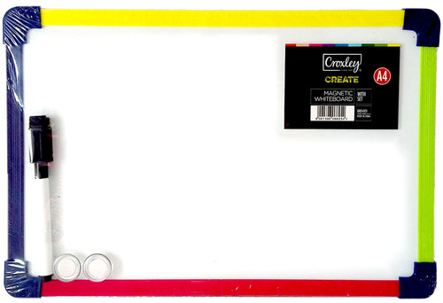 CROXLEY A4 Maganetic Whiteboard Set-BRD4101