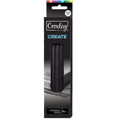 CROXLEY CHARCOAL STICKS 10'S - Pack of 10 sticks-CHA10A