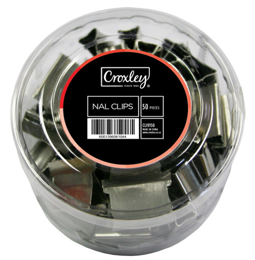CROXLEY Nalclips 6.4 Pack of 50's-CLI9150 CROXLEY Nalclips 6.4 Pack of 50's-CLI9150