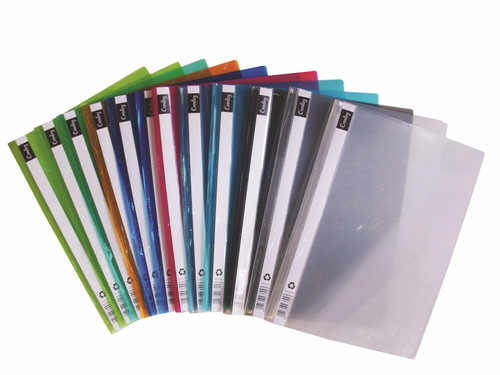 CROXLEY Presentation Folder (Assorted Colours) (Pack of 12)-DOC6229