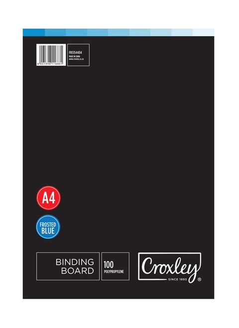 CROXLEY Frosted Sheet (Blue) (Pack of 100)-FRS154404