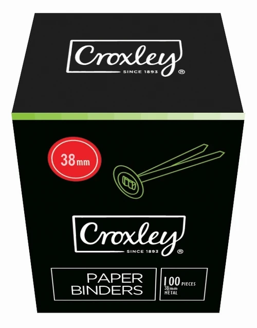 CROXLEY 38mm Grip Binder Box100-GRI2138