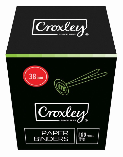 CROXLEY 38mm Grip Binder Box100-GRI2138 CROXLEY 38mm Grip Binder Box100-GRI2138