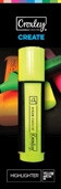 CROXLEY CREATE Yellow Highlighter Carded Each-MAR1302
