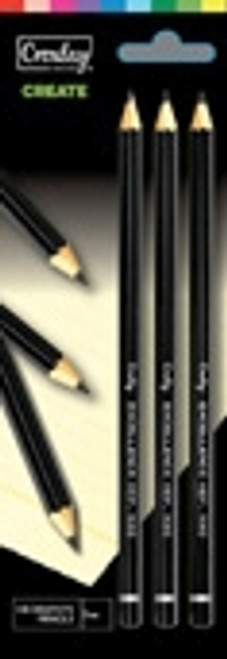CROXLEY CREATE Pencils HBx3 Card-PCL70CC CROXLEY CREATE Pencils HBx3 Card-PCL70CC