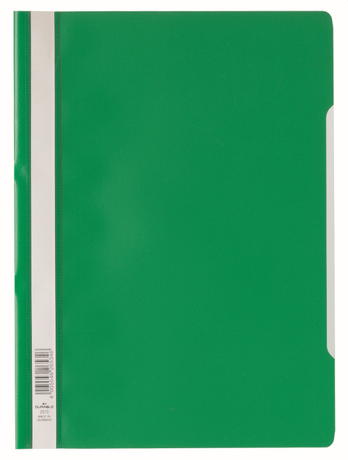 DURABLE PVC Econo Quote Folder - A4 (Green)-DU2573-05 DURABLE PVC Econo Quote Folder - A4 (Green)-DU2573-05
