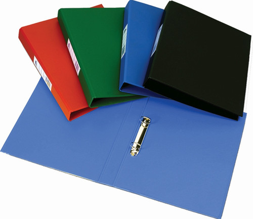 CROXLEY JD1330  A4 P/P 25mm Ring Binder with Pocket Red-RGB133005