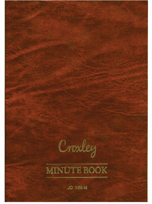 CROXLEY JD168 Account Book A4 Full Bound 288 Page Minute Pack of 2-ACC168M