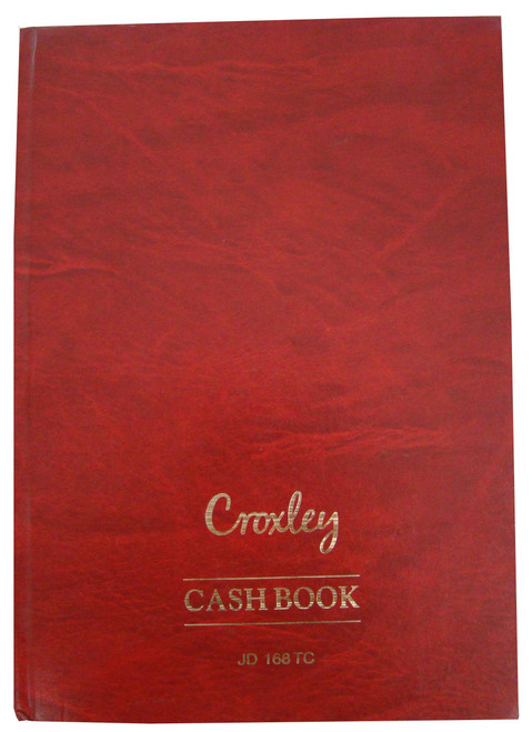 CROXLEY JD168 Account Book A4 Full Bound 288 Page Treble Cash Pack of 2-ACC168TC