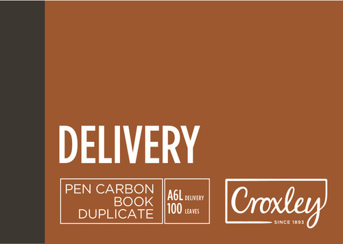 CROXLEY JD16PR Pen Carbon Delivery A6 Landscape 100 Page Pack of 10-PCB16PR