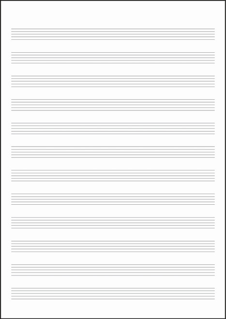 CROXLEY JD182  32 Page 12 Stave Music Book Wire Stitch Pack of 10-MUS182