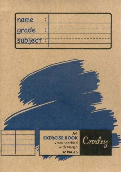 CROXLEY JD267 A4 32Page 17mm Speckled & Margin Pack of 20-EXE26717SPEC