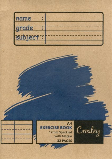 CROXLEY JD267 A4 32Page 17mm Speckled & Margin Pack of 20-EXE26717SPEC CROXLEY JD267 A4 32Page 17mm Speckled & Margin Pack of 20-EXE26717SPEC