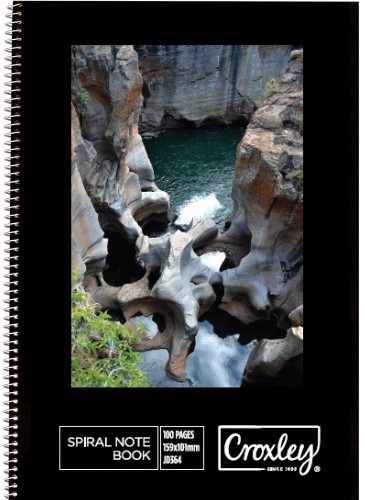 CROXLEY JD364 159x101mm 100 Page S.A. Nature Side Bound Wire Bound Pack of 10-NTB364