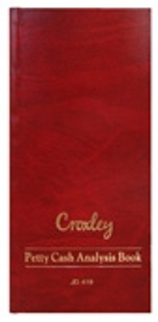 CROXLEY JD419 Analysis Petty Cash Full Bound 297x133mm Each-ANA419 CROXLEY JD419 Analysis Petty Cash Full Bound 297x133mm Each-ANA419