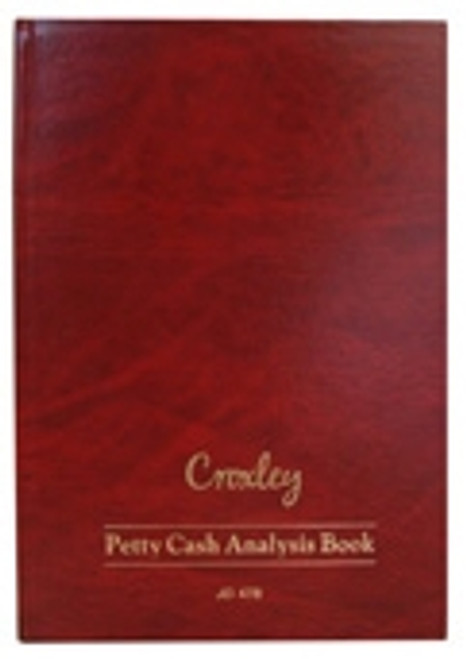 CROXLEY JD478 Analysis Petty Cash Full Bound A4 Each-ANA478