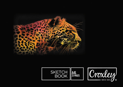 CROXLEY JD545 A4 25 Leaves Sketch Book Pack of 10-SKB545