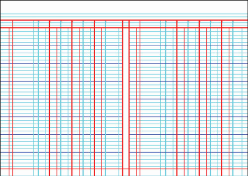 CROXLEY JD6071 Analysis Series 6 A4 144 Page 7 Column on 1 Page Cash Each-ANA6071