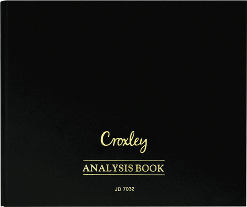CROXLEY JD7032 Analysis Series 7 Oblong 144 Page 32 Column on 2 Page Cash Each-ANA7032