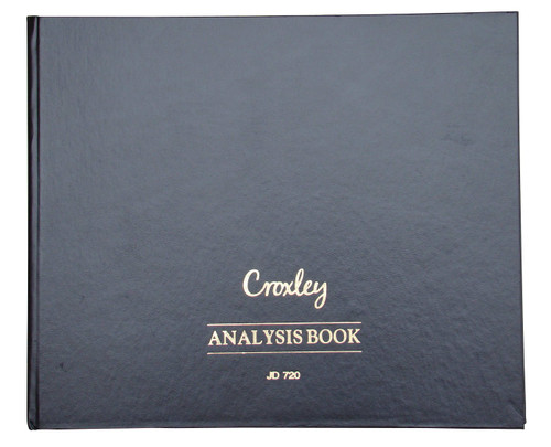 CROXLEY JD720 Analysis Series 7 Oblong 144 Page Feint Ruled Only Each-ANA720