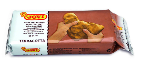 JOVI Air DryModelling Clay 1kg Terracotta-JOV89