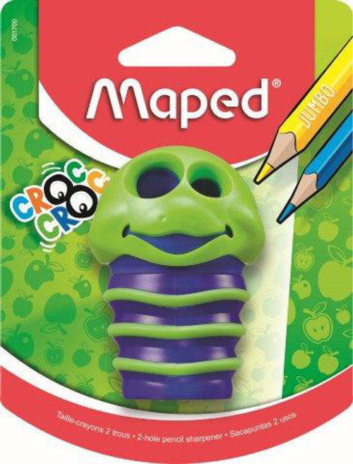 MAPED Sharpener 2 Hole Croc Croc Canister Carded MAPED Sharpener 2 Hole Croc Croc Canister Carded
