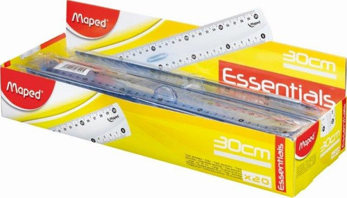 MAPED Ruler 30cm Essential Finger Grip-146109 MAPED Ruler 30cm Essential Finger Grip-146109