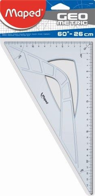 MAPED Set Square Geo - 26cm 60Degree-242626 MAPED Set Square Geo - 26cm 60Degree-242626