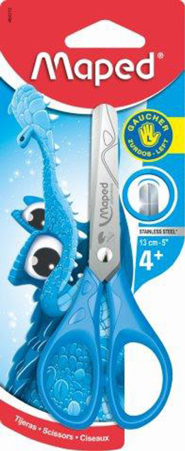 MAPED Scissor 13cm Essential Left Handed Carded MAPED Scissor 13cm Essential Left Handed Carded