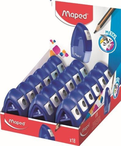 MAPED Sharpener 1-Hole Tonic Metal Canister - Each-506800 MAPED Sharpener 1-Hole Tonic Metal Canister - Each-506800