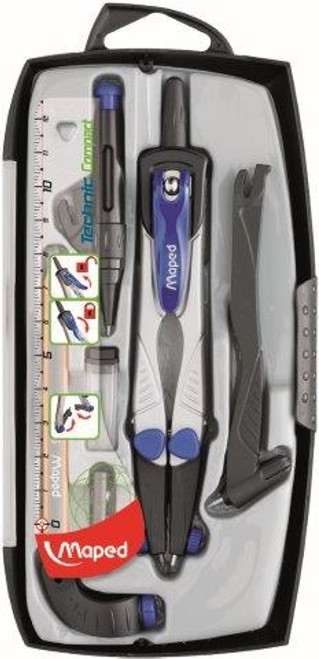 MAPED Compass Technic Compact 7Piece-538717 MAPED Compass Technic Compact 7Piece-538717
