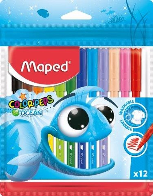 MAPED Felt Tips Pulse Ocean 12's-845720 MAPED Felt Tips Pulse Ocean 12's-845720