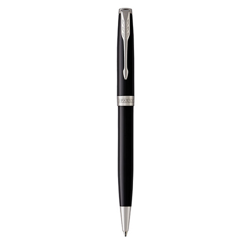 PARKER Sonnet Ballpoint Pen - Lacquer Black Chrome Trim-NS1931502 PARKER Sonnet Ballpoint Pen - Lacquer Black Chrome Trim-NS1931502