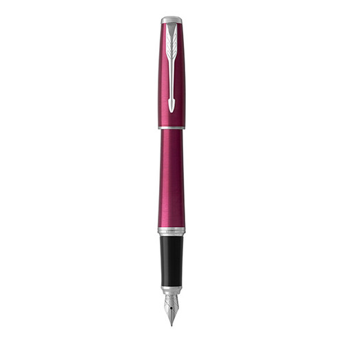 PARKER Urban Fountain Pen - Vibrant Magenta Chrome Trim-NS1931607