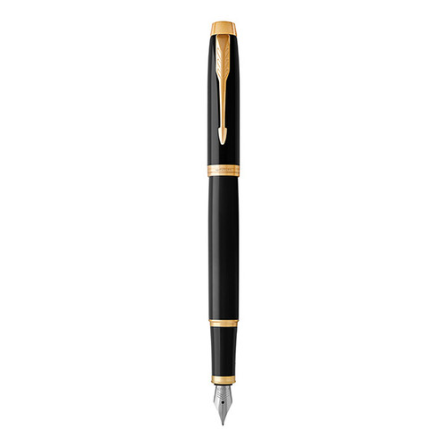 PARKER IM Fountain Pen - Lacquer Black Gold Trim-NS1931652 PARKER IM Fountain Pen - Lacquer Black Gold Trim-NS1931652