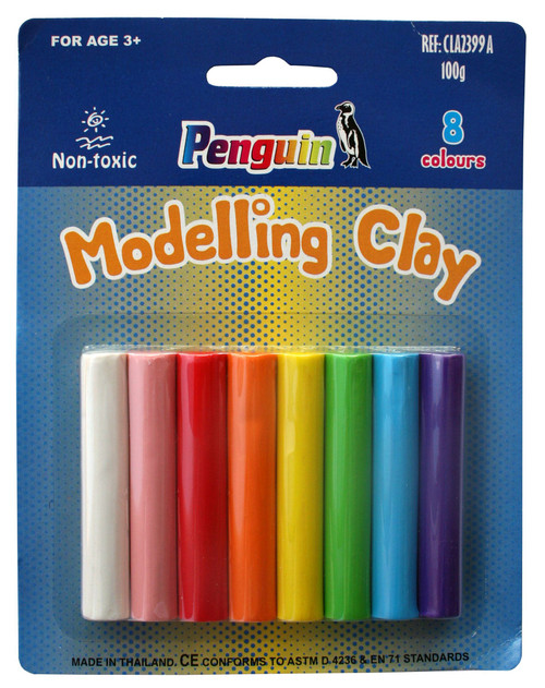 PENGUIN 100g per card - 8 Assorted Colours-CLA2399A PENGUIN 100g per card - 8 Assorted Colours-CLA2399A