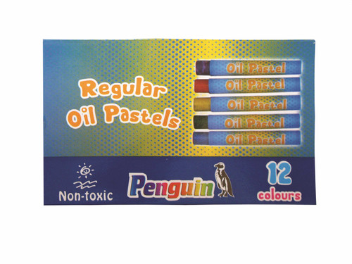 PENGUIN Oil Pastels (Box of 12)-CRA7729A PENGUIN Oil Pastels (Box of 12)-CRA7729A