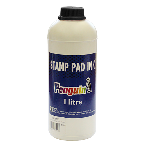 PENGUIN Stamp Pad Ink - 1 Litre (Black)-INK5102