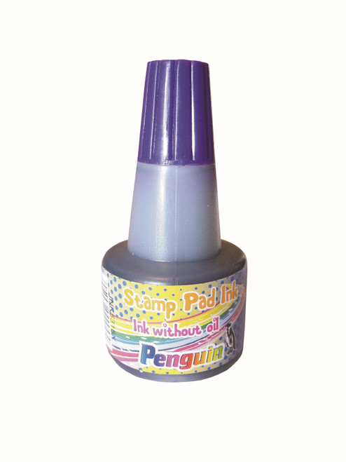 PENGUIN Stamp Pad Ink - 30ml (Violet) (Pack of 20)-INK5315X PENGUIN Stamp Pad Ink - 30ml (Violet) (Pack of 20)-INK5315X
