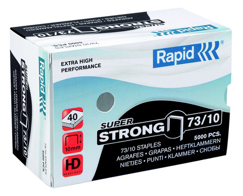 RAPID Tacker Staples - 73/10 - (Box 5000)-RAP24890400