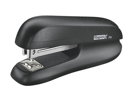 RAPID F6 Half Strip Stapler Black - Uses 26/6 Staples-RAP5000268