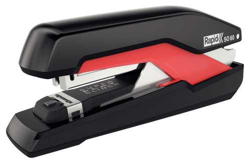 RAPID Supreme - Full Strip Stapler - SO60 (60 Sheet) (Black and Red)-RAP5000553 RAPID Supreme - Full Strip Stapler - SO60 (60 Sheet) (Black and Red)-RAP5000553