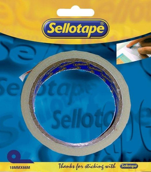 SELLOTAPE Clear Best Buy 18mmx66m Carded-TPV8205