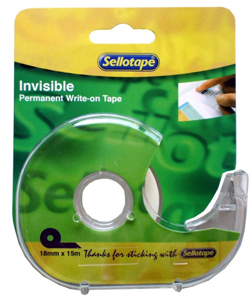 SELLOTAPE Invisi Tape + Dispenser 18mmx15m-TVT8500 SELLOTAPE Invisi Tape + Dispenser 18mmx15m-TVT8500