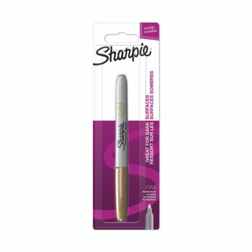 SHARPIE Metallic Permanent Marker: Gold Card 1's (OLD CODE NS2065406) SHARPIE Metallic Permanent Marker: Gold Card 1's (OLD CODE NS2065406)