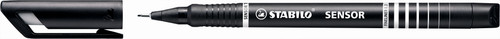 STABILO SENSOR Fineliner Black Each-189-46 STABILO SENSOR Fineliner Black Each-189-46